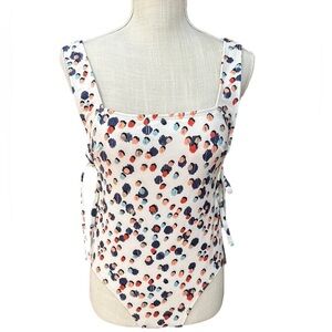 Hurley Multi Color Dot One‎ Piece Swimsuit Size: M New!